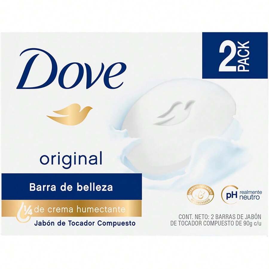 EstiloDove Jabón Original Barra, 90g (2 Piezas)Versión mejorada - 1 - Ver 1