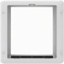 Hakuna Pets Essential Pet Door For Screens, Doors And Walls Up To 2.17" Thick, For Dogs And Cats Up To 11 Lbs, Small, White,21789313