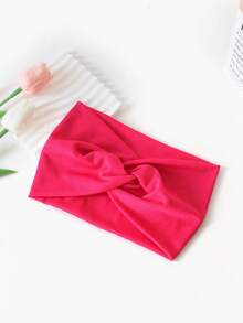 1 pieza Diadema deportiva casual de yoga extra ancha con diseño cruzado para mujer, accesorio de moda para uso diario, regalos, viajes, regalos para mujeres, artículos para el cabello, rellenos de calcetines