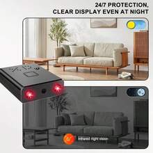 1 كاميرا صغيرة ذكية بدقة 1080P كاملة HD، تدعم اتصال WiFi 2.4G، رؤية ليلية تحت الأشعة تحت الحمراء، تدعم تسجيل الفيديو (والتي يمكن تخزينها في بطاقة الذاكرة)، إنذار كشف الحركة، إمداد الطاقة عبر USB بدون بطارية، مناسبة لأمن المكتب والمنزل، ومراقبة كبار السن والأطفال والمربيات والحيوانات الأليفة.