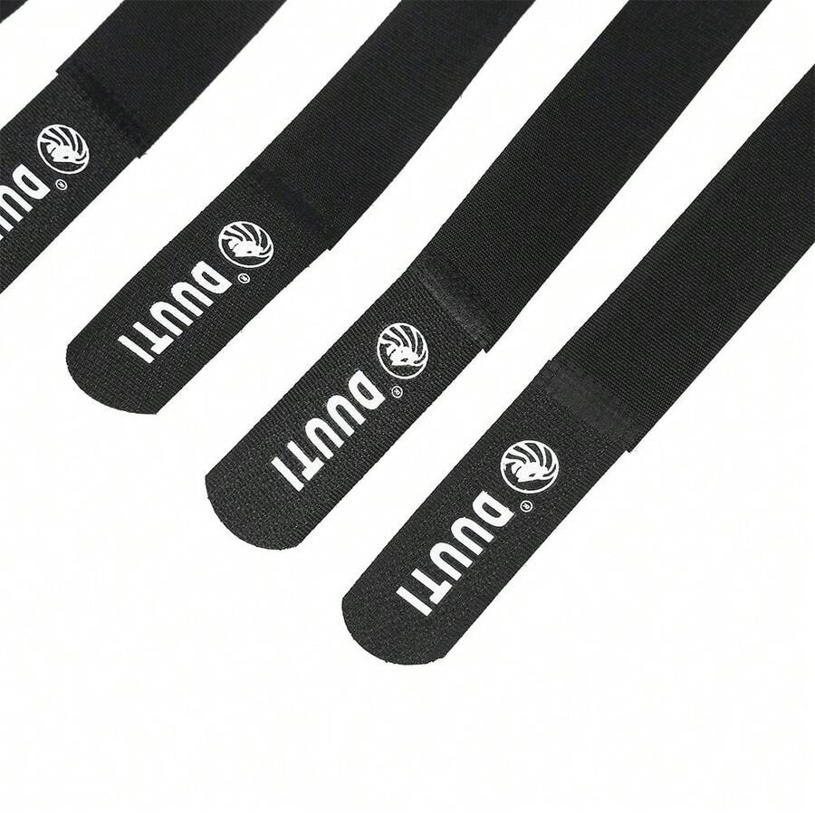 Dioche - Banda De Nylon De Bicicleta, Correas De Nylon De UsosúLtiples Ajustables del Manillar De La Bicicleta Que Monta En Bicicleta El Tenedor del Soporte De La Linterna(Negro) - Rojo - - Ver 1