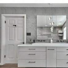 1 Roll Of Nordic Cement Gray Diatom Mud Industrial Style Wallpaper, The Wallpaper Is Torn Off And Pasted, Easy To Clean, Textured, Pvc Waterproof And Oil-Proof Stickers Are Suitable For Home Decoration Bedroom And Living Room Room Decoration Background Wall Decoration