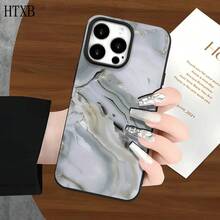 Fundas de imitación con diseño estampado blanco y orificios grandes, compatibles con las series 16 Pro, 16, 15 Pro, 14, 14 Plus/14 Pro, 13, 13 Pro, 12 Pro y 11/11 Pro. Regalos para cumpleaños y celebraciones. - Blanco - Ver 5