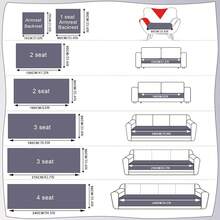 Boho Couch Cover Cotton Linen Tufted Sofa Cover With Tassel, Dog Couch Cover 3 Cushion Couch Sofa Non Slip Sofa Cover Living Room, 35.4x70.9 Inch, Home Decor - 06: Geometric Black Plaid - View 2