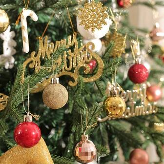 36/18个圣诞球装饰品，防碎悬挂饰品，塑料材质，适用于圣诞节、婚礼、生日等场合，用途广泛，节日装饰，圣诞装饰品，节日饰品，节日设计，经久耐用，是圣诞节、圣诞树装饰、圣诞球、圣诞装饰品、圣诞饰品的理想之选，绿色/金色/银色/黑色/红色可选，圣诞礼物，圣诞装饰品，圣诞>装饰