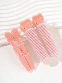 4 件蓬松发量增强器、无缝发夹、发根发夹、刘海发夹、前发发夹、发型设计套装、美发工具套装、学校用品、卷发工具、发饰、发型设计工具 - 彩色 - 查看 14