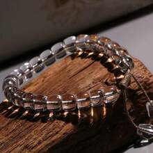 Klassisches reinigendes spirituelles weißes Kristallarmband, Energieheilungs-Kristallperlenarmband, geeignet für Männer und Frauen, für den täglichen Gebrauch geeignet, Valentinstag Geschenk