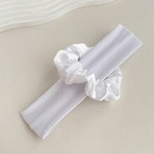 Einfarbiges minimalistisches Stirnband mit Kombination aus großem Darm-Stirnband, hochdehnbares Laufstirnband für Sport, Yoga-Haaraccessoire 1 Set warme Haarbänder Frauen Bandanas