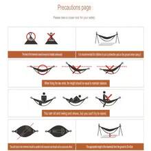 1 pieza Hamaca de lona gruesa antivuelco para exteriores, columpio resistente y portátil apto para camping, patio, jardín o interior, fácil de almacenar y transportar