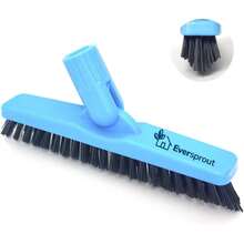 EVERSPROUT Grout Cleaning Brush Scrubber, Stiff V-Shaped Scrub Bristles Built For Corners & Tough Grime, Swivel Scrub Brush & Grout Cleaner For Shower, Bathroom, Tile, Floor, Attachment Cleaner Only - 灌漿刷 + 3 英尺桿 - 查看 9