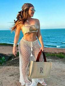 1pc Women's 90x90CM Leopard Print Satin Square Scarf, Fashion Bandana And Headscarf, Lightweight Satin-Feel Accessory, Ideal For Spring And Summer Outfits, Versatile Hair Scarf, Neck Wrap, And Chic Gift Idea For Daily Wear And Travel - Cà phê - Xem 3