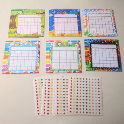 11Pcs Incentive Reward Chart For Classroom Home Behavior For Kids Students Sticker Chart For Kids Behavior At Home Star Incentive Charts For Classroom Must Haves