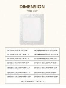1 件彩色树叶花卉图案床裙，100% 防水 TPU 底纯色床裙，床垫保护套，柔软透气，适用于单人床、双人床、大号床、特大号床 - 最大深度 11.8 英寸，抗皱，宿舍和酒店使用，返校季床上用品 - 彩色 - 查看 3