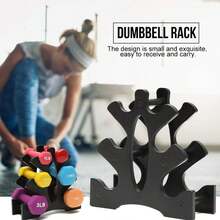 ZENSUKYE Soporte de Mancuernas, 5 Niveles Soporte de Pesas Compacto Almacenamiento de Mancuernas, para Gimnasio y Entrenamiento en Casa Estante, Frame Dumbbell Weight Rack para Pesas - 1 - Ver 7