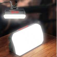 Mini Portable 48LED Camping Light High Lumen 3 Mode Multi-Function Flash Lamp Type-C Charging Outdoor Adventure Light 90° Rotating Outdoor Hiking Tent Light Bedroom Night Light