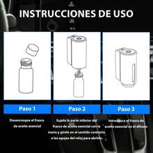 Difusor de Aromatizante para Coche Inteligente, Nuevo Aromatizante para Coche Inteligente con Tres Modos Ajustables, Aromatizante para Coche Inteligente, Difusor Inteligente para Coche con Encendido/Apagado Automático (Océano Azul 3 botellas) - 1 - Ver 4