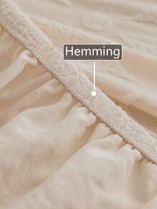 1 件毛绒 3D 沙发套，多功能全包裹沙发套，纯色几何图案设计，宠物友好防滑防脏，节日装饰弹力沙发套，适合 1/2/3/4 座沙发，秋冬 - 米黃色 - 查看 7