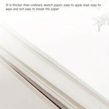 A4 Thickened Sketchbook, High-Quality Raw Wood Paper, Special For Art Students, Watercolor And Gouache Sketchbook, Blank Picture Book, Colored Pencil Drawing Paper, 60 Paintings - B - Xem 5