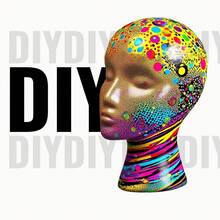 1/2/3 Pcs Foam Wig Head, With Female Face For Multipurpose Wigs Display Stand, Model, Mask, Hat Display Stand, Art Work Painting - 1pcs - 查看 5