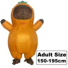Inflatable Capybara Costume For Adults With Leaf Hat Funny Cartoon Animal Outfit For Halloween Birthday Party Cosplay Show Suit - Nhiều màu - Xem 10
