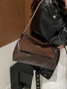 1 Stück modische, retroartige Damen-Shopper mit großer Kapazität, geeignet für Hochschulabsolventen & Büromitarbeiter, perfekt für Büro, Universität, Arbeit, Geschäft, Pendeln, Outdoor, Reisen, Wandern