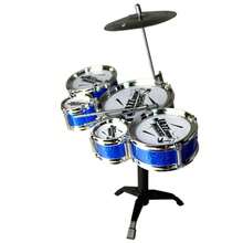 Kids Drum Set Educational And Simulation Percussion Instrument - Blue - View 8