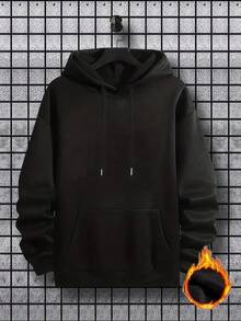 1pc Hoodies & Sweatshirt Sweatshirt Men Regular Fit Black Perfect For Christmas, Helloween, Birthday Perfect For Fall & Winter Spring Vintage Christian High Quality Autumn Casual Halloween Winter ,Fall Hoodies,Men's Fall Clothes,Street Wear,Halloween,Mens Hoodies,Y2k Clothes,Jesus Hoodie,Thanksgiving Day,Nightmare Before Christmas,Christmas - màu đen - Xem 2