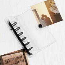 A7透明活页笔记本,月历/点阵/方格/横线活页日记本,A7环装日记本 - 無色 - 查看 25