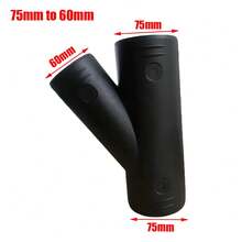 1 pieza Tubo de calefacción de aire de 60 mm de diámetro x 100 cm de longitud, conector de escape de salida, adecuado para el conector de conducto de salida del calentador Webasto Eberspaecher