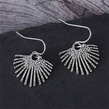 1 Pair Bohemian Creative Sunflower Shaped Pendant Earrings, Minimalist Personalized Party Jewelry Gift For Women