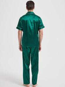 新款男士睡衣套装，夏季必备