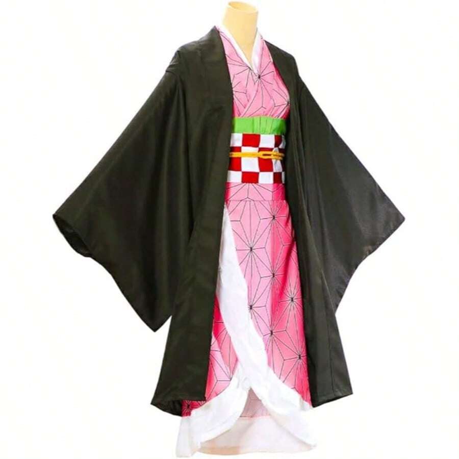 Complete Cosplay Costume For Women, Kochou Set, Suitable For All Saints' Day - Pink - View 1