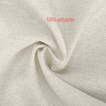 1 pieza Camino de mesa navideño vintage, diseño de flor de Pascua roja con piña y baya, decoración rectangular de lino para fiestas navideñas, de Año Nuevo y de invierno