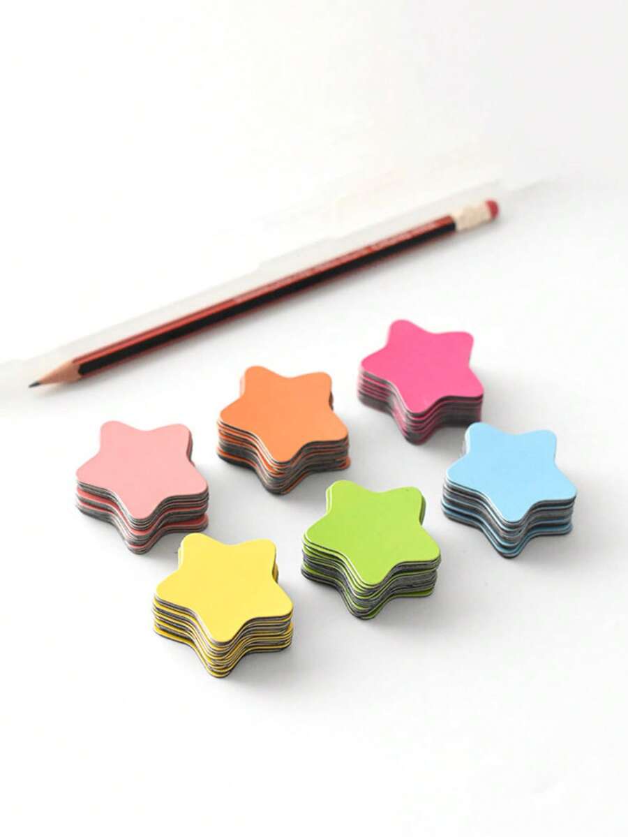 20pcs Star Shaped Magnetic Stickers, Group Competition Star Stickers, Evaluation Magnetic Stickers, Student Rewards, Teaching Supplies