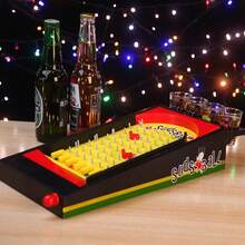 طاولة لعبة البنغ بونغ المحمولة - بدون الحاجة إلى طاقة، لعبة حفلات بلاستيكية متينة، مناسبة للبارات والكاريوكي والمنزل والاستخدام الخارجي - لعبة شرب وترفيه ممتعة مع كرات وأكواب ملونة، طاولة لعبة الحفلات، لعبة بار، إعداد لعبة حيوي، سهلة الإعداد، ملحق ترفيهي، مخطط حفلات، تصميم لعبة ممتع، سهل الإعداد، لعبة خفيفة الوزن، بدون أسلاك، لعبة محمولة، تجمع اجتماعي، تجمع عائلي - متعدد الألوان - مشاهدة 7