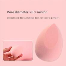 粉色化妆海绵套装，柔软无乳胶，干湿两用，无粉底蛋形粉扑，可重复使用，打造完美妆容（随机），价格实惠，情人节礼物，平价好物，旅行必备，房间装饰，情人节礼物，便宜货，房间，1美元商品，度假必备，女士礼物，卧室，情人节，99美分 - 彩色 - 查看 3