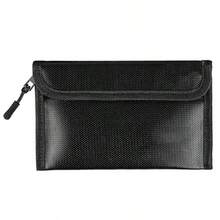 2200℉ Fireproof Waterproof Document Bag Secret File Pouch Cash Money Box - Black - View 10