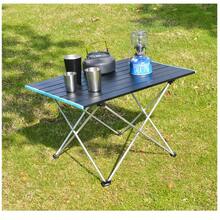 Ultraleichter tragbarer faltbarer Campingtisch, faltbarer Outdoor-Essentisch aus hochfestem Aluminiumlegierung für Garten, Party, Picknick, Grillen