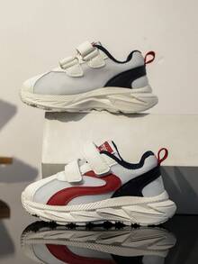 1-7 Years Old Unisex Baby Soft Comfortable Sports Shoes, Toddler Anti-Slip Durable Casual Sneakers For Boys & Girls, Breathable Mesh Patchwork Outdoor Running Shoes, Autumn/Winter