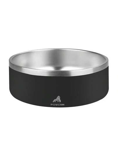 24/42/64oz dog bowl, 3-layer insulated stainless steel, non-slip, spill-proof and durable, water and food tray; suitable for cats, dogs and pets;