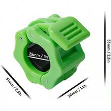 Goreem Par De Abrazaderas para Pesas, Bloqueo De Liberación Rápida, 1 Pulgada De Diámetro, Barras Estándar, Placas De Peso, Clips para Collar, Levantamiento De Pesas, Entrenamiento Físico (Rojo) - Rojo - Ver 12