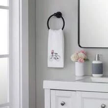 Flower Basket Bike Hand Towel Set