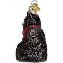 Old World Christmas - Ornamento Gatito Festivo, Vidrio, Navidad(gatito tuxedo) - Tipo 1 - Ver 6