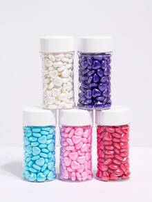 85克/3盎司心形蛋糕装饰糖粒，母亲节蛋糕装饰，烘焙甜点装饰，适用于蛋糕、冰淇淋、甜甜圈、巧克力、纸杯蛋糕、马卡龙 | 生日、婚礼、母亲节、情人节、DIY派对用品 - 彩色 - 查看 7