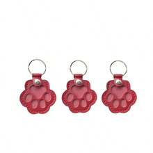 20 Stück Leder Haustier Haar Aufbewahrung Schlüsselanhänger, kreative Haustier Fell Sammel Hängedekoration, süßes Katzen- & Hunde-Haar Accessoire