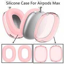 Set Casing Pelindung Silikon Kompatibel dengan Max, Casing Pelindung Silikon Lembut Transparan, Penutup Pelindung TPU, Casing Pelindung Silikon Terbaru, Penutup Pelindung Silikon, Tahan Air, Tahan Debu, Anti Sidik Jari, Tahan Gores, Anti Jatuh, Perlindungan Menyeluruh 360°, Cangkang Pelindung Headphone Silikon Transparan, Penutup Ikat Kepala Silikon, Bahan Silikon Lembut, Lebih Nyaman, Tahan Lama dan Mudah Dibersihkan, Tersedia Berbagai Warna, Hadiah yang Bagus - MultiWarna - View 3