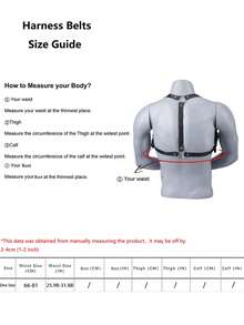 Men's Pu Chest Strap Waist Beltcasual Chest Harness Belt For Men Men's Casual Wear Accessories Body Harness For Men Gift