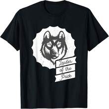Leader Of The Pack Shirt - Wolf T-Shirt - Đen 22 - Xem 1