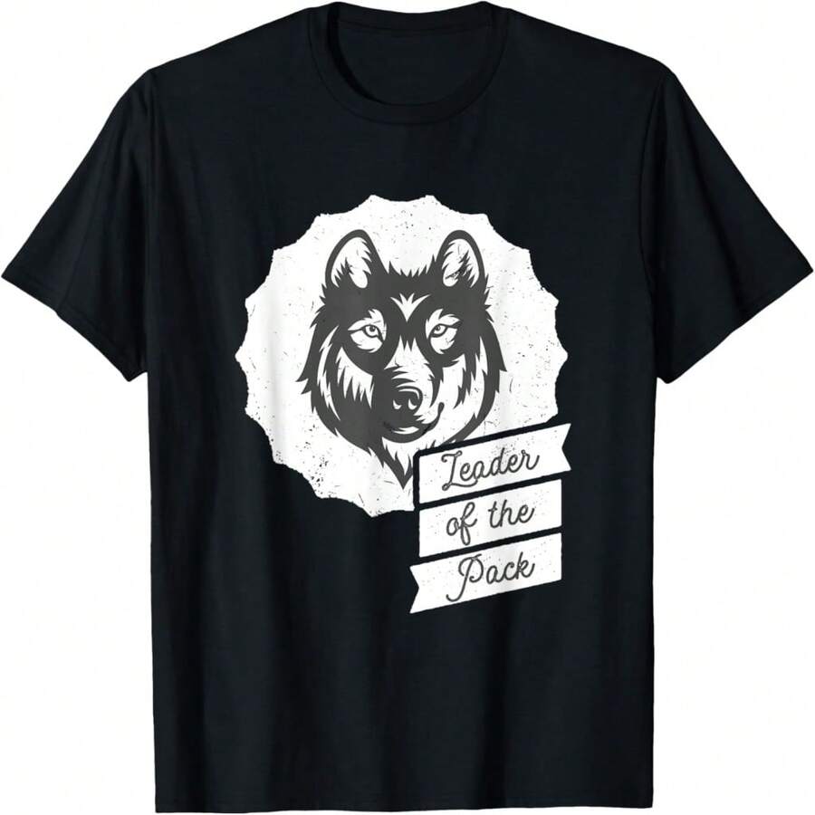Leader Of The Pack Shirt - Wolf T-Shirt - Đen 22 - Xem 1
