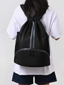 SEYATULLH Gym Training Sack, Adjustable Drawstring Backpack, Lightweight Large Capacity For Outdoor - Multicolor - View 1